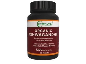 Greenuva Ashwagandha Tablets | Stress Relief & Energy | Ayurvedic Supplement