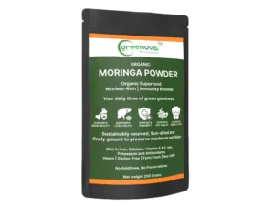Greenuva Moringa Powder | Organic Superfood | Plant-Based Multivitamin